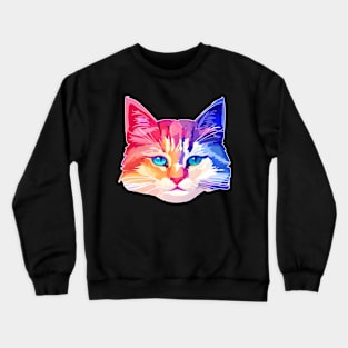 Cute Cat Crewneck Sweatshirt